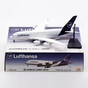1:400 Mēroga Aviokompānijas Lufthansa A380 380 Sakausējuma Gaisa Kuģa Modeli Pieaugušo Fanu Kolekcionēšanas Suvenīru