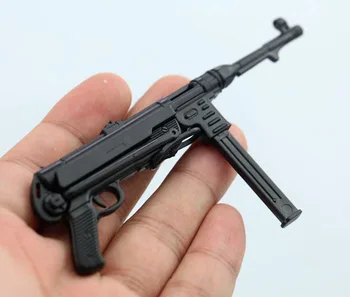 1:6 Mēroga MP40 Submachine Gun II Pasaules Kara Plastmasas saliktu Šaujamieroci Puzzle Modelis 12