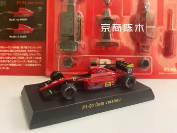 1/64 KYOSHO Ferrari F1-91 Prost vēlu versija f1 sacīkšu auto Kolekcija die-cast sakausējuma auto dekorēšana modelis rotaļlietas