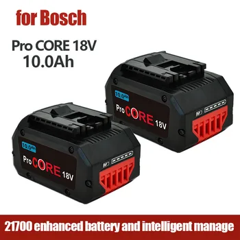 100% augstas kvalitātes 18V 10.0 Ah Litija-Jonu Rezerves Akumulators GBA18V80 par Bosch 18 Volt MAX Bezvada elektriskais Instruments Treniņi