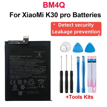 100% Oriģinālā Akumulatora BM4Q Par Xiaomi Redmi Tālrunis K30Pro Tālummaiņas Pro Rezerves Akumulatoru Baterijas Iekšējā Bateria Drošības Signalizācijas