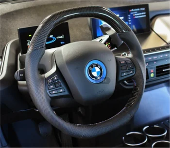 100% Īsta Oglekļa Šķiedras Stūre BMW i3