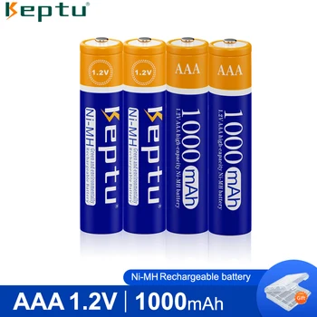 1000mAh Ni-MH AAA Uzlādējamās Baterijas 1,2 V AAA Baterijas, Uzlādējams 3A Baterijas Uzlādējamas aaa Akumulatoru Peles