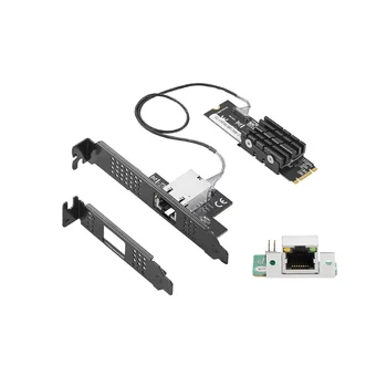 10Gb Tīkla Karte B+M Taustiņu M. 2 RJ45 Gigabit Ethernet Tīkla Adapteris 10G/2.5 G/10000M Interneta NIC Lan Karte