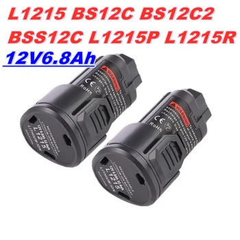 12V6800mAh Wiederaufladbare Litija-Batterie Für AEG Ridgid L1215 BS12C BS12C2 BSS12C L1215P L1215R elektroinstrumentus Batterien