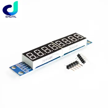 1GB MAX7219 Led Modulis 8-Ciparu 7 Segmentu Ciparu LED Displejs Caurule arduino MCU 100% jaunas oriģinālas