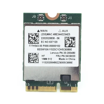 2.4 G+5Ghz BCM94352Z NGFF Bezvadu tīkla Karte BT4.0 2.4+5Ghz 1200Mbps WIFI Karti IPX1 Neto darba Adapteris 867Mbps WIFI un BT Kartes