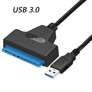 2.5 collu cieto disku viegli vadīt kabeli USB 3.0 SATA III cietvielu cietā diska kaste adaptera kabelis atbalsta UASP 2TB