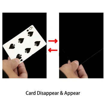 2 GAB Saplūšanas Kartes Burvju Triks Kartes Pazūd un Parādās Uzreiz Close-Up Ielas Posmā Ilūzijas Trikiem Aksesuārus, Rotaļlietas
