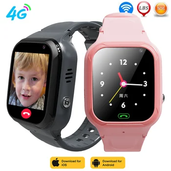 2023 Jaunu GPS Smart Skatīties Bērniem HD Kamera Atbalsta 4G Sim Kartes Zvanu Smartwatch Wifi GPS Pozicionēšanas IPhone/Xiaomi Bērns, Bērns+Kaste