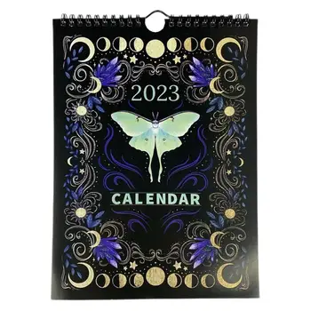 2023 Radošo Tumšo Mežu Mēness Kalendārs Sienas Kalendārs Dienasgrāmata Mācību Darba Dienas Kalendāra Laika Plānošanas Sienas Dekoru Jaunā Gada Dāvanu