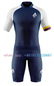 2023 Vīriešu Triatlona Riteņbraukšana Īsām Piedurknēm Zeķubikses Uzvalks Ropa Ciclismo Augstas Kvalitātes Velosipēds Darbojas Peldēšanas Kolumbija Bodysuit