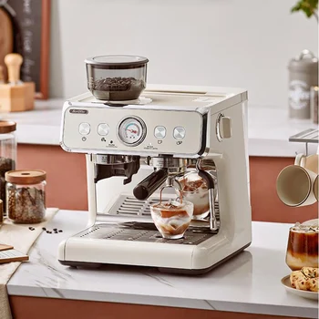 20Bar Elektriskā itāļu Espresso Coffee Maker Mašīna ar Dzirnaviņas Piena Putotāju Mājas Latté Cappuccino Kapsula Barsetto BAE02