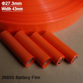 20~500pcs 26650 Akumulatora Filmu Lentes PVC Heat Shrink Tube Sagrieztos Shrinkable Sleeve Caurules Aizsargātu Caurules Vāks Baterijas Wrap