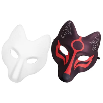 2gab Fox Sejas Masku Tērpu, Masku Masku Halloween Puse Fox Cosplay Maskas