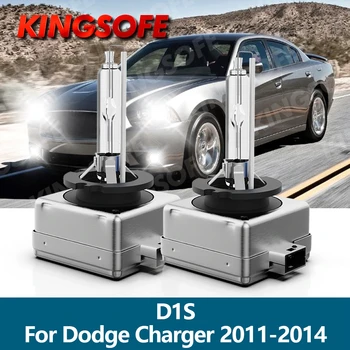 2gab HID Xenon D1S Auto Gaismas Auto Spuldzes 12V 35W Lukturi 6000K Balta Augstums Low Beam Dodge Charger 2011 2012 2013 2014