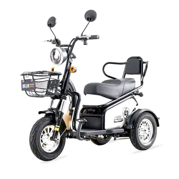 48V/60V 20A Elektro Tricikls Sadzīves 800 W Diferenciālis Mehānisko Mazo Pedicab Uzņemt Un aizsnausties Bērniem 5-25km/H Stundā