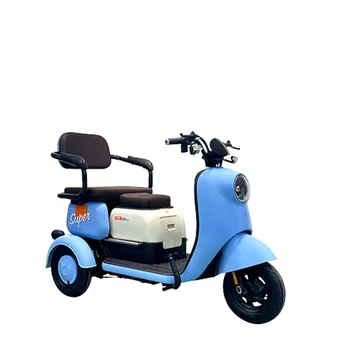 48v20a Elektro Tricikls Mini Mājas Auto-Rikša Hidrauliskā Trieciena Absorbcijas Vakuuma Riepu Triple Bremzes Ar Sēdekļa Spilvena