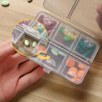 5gab Ceļot Ērti Medicīna Pill Box Tabletes Dozatoru Pill Organizer Tablete Pillbox Gadījumā, ja Konteiners Narkotiku Dalītāju Narkotiku Boxe