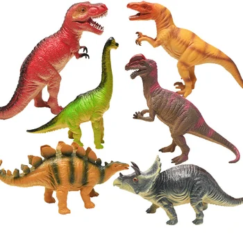 6 Modeļi Vokālā Lielu Tyrannosaurus Rex Triceratops Simulācijas Dinozaura Modelis Rotaļlietas Mīkstās Rotaļlietas Bērnu Smieklīgi Skan Rotaļlietas, Dāvanu