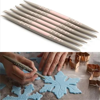 6Pcs/set Smalku Otu Kūka Dekorēšanas Silikona Pildspalvu Kāzu Kūka Dekorēšanas Sugarcraft Cupcake Ziedu Konditorejas izstrādājumu Modelēšana Pildspalva Kūkas