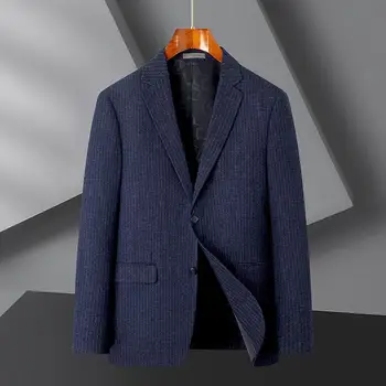 7007-Vīriešu uzvalku 2023 Rudenī un ziemā, jaunu produktu vīriešiem ir uzvalks biznesa gadījuma vienkāršība tīkla vienotā rietumu jaka vīriešu top coat