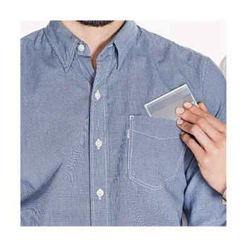 9-Gabals Plastikāta Kartes Caurspīdīgs Kabatas Kartes Šķiedras Plānas Vizītkaršu Maku Unisex Vizītkarti Gadījumā