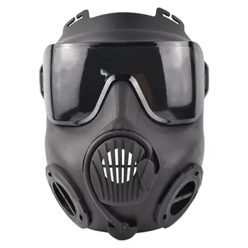 AIRSOFT Taktiskās Airsoft Maskas Anti-Miglas PC Lēcu Aizsargājošo Masku Jomā Medību Militārās Kara Spēles Gaisa Pistoli Šaušanas Peintbola Maska