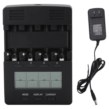 Akumulatora Lādētājs Analyzer Automātiskā Uzlādēšana Akumulators Lādētājs 4 Slots Dual Procesoru, 4 Darba Režīmi Mājsaimniecības