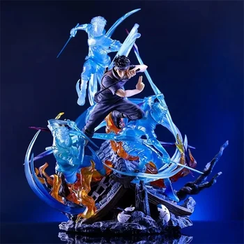 Anime Naruto Uchiha Shisui Degšanas Vēja Gaismas PVC Rīcības Attēls Kolekcionējamus Modeli, Lelle, Rotaļlieta, 45cm