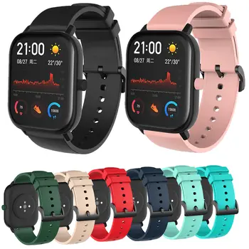Aproce WatchStrap Par Huami Amazfit GTS /GTS 4 3 2 2e/VTN 42mm Silikona Smart 20MM Watchband Par Amazfit Rkp Lite/RKP U/2 Joslas