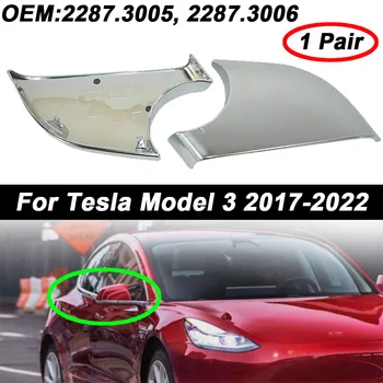 Augstas kvalitātes Kreisās Puses Spoguļa Vāciņš 2287.3005 Atpakaļskata Spogulis Klp Liešanas Apdares Nomaiņa Tesla Model 3 Auto Stils