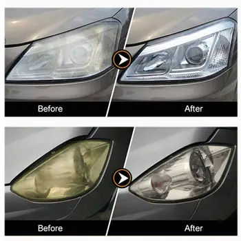 Auto Gaismas Tīrāku Atjaunot Lukturi Auto Gaisma Lukturu Tīrītājs Un Taillight Lukturu Atjaunotājs Komplekts Lieljaudas Remonts Poļu