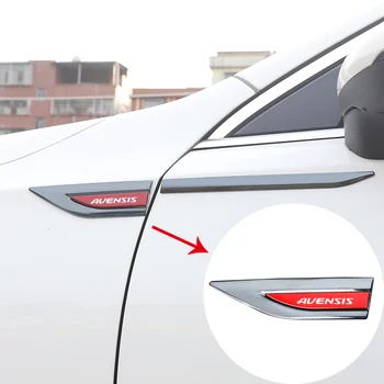Auto metāla fender logo uzlīmes personalizēts dekoratīvās sānu atzīmēm 