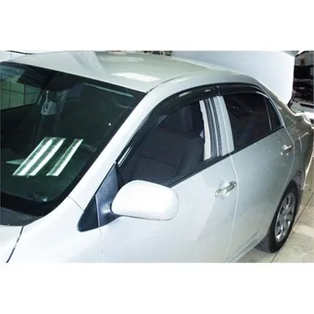 Auto Stiklu Aksesuāri Toyota Corolla 2007. - 2012. Gadam Mugen Loga Ar Vairogiem Lietus Aizsargs Sejsegu Markīzes Modificētu Dizains