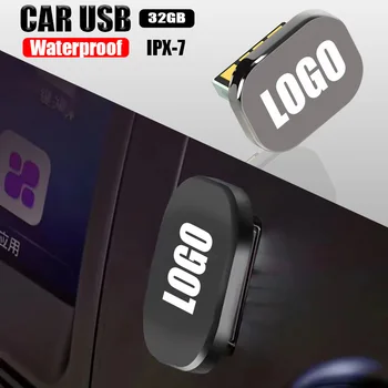 Auto Universālā Flash Drive USB Metāla U Diska, lai Dodge Charger Ram 1500 Ceļojums Nitro Challenger Durango S98 Auto Piederumi