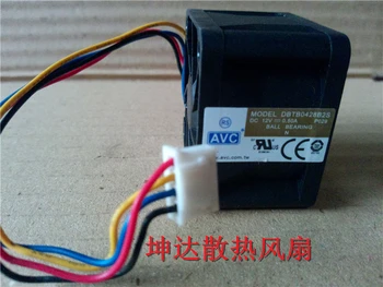 AVC DBTB0428B2S DC 12VV 0.50 A 40x40x28mm 4-Wire Serveru Dzesēšanas Ventilators