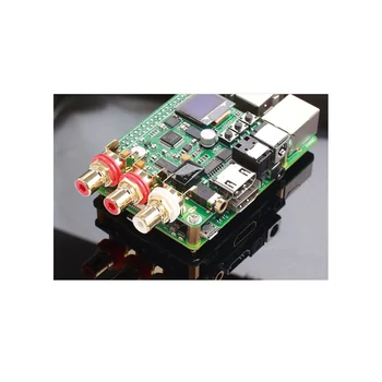 Aveņu Pi DAC Audio Decoder Valdes HIFI Izplešanās Moudle Atbalsta Koaksiālie Šķiedras I2S ĀRĀ Aveņu Pi 3B 3B+ 4B