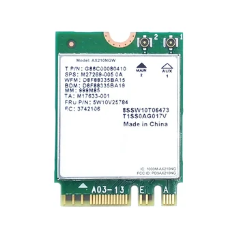 AX210 WiFi Karti AX210NGW Tīkla Karte Dual Band 2.4 Ghz/5G WI-FI 6E M. 2 NGFF 802.11 Ax Bluetooth 5.2 Bezvadu Adapteri