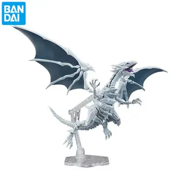 BANDAI Attēls-pieaugums YU-GI-OH Duelis Monstriem FR Zilas Acis White Dragon Samontēti Patiesu PVC Anime Rīcības Attēls Zēns Modelis Rotaļlietas