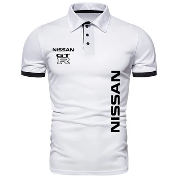 Biznesa kokvilnas Polo krekls vīriešiem VTN auto logo drukāt lielgabarīta vasaras Vīriešu Polo krekls Gadījuma modes Golfa krekls vīriešiem