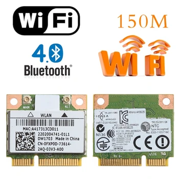 Bluetooth saderīgu .0 Atheros AR5B225 WiFi Bezvadu Pusi Mini PCI-E Karte, 802.11 b/g/n Logā 7 8 8.1 10