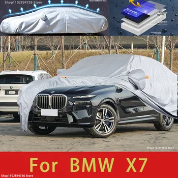 BMW X7 Ārpuse Auto Segtu Āra Aizsardzības Pilnu Automašīnas Sedz Sniega sega, Saulessargs Ūdensizturīgs nepievelk putekļus, Auto piederumi