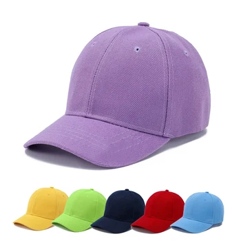 Bērniem Tīrtoņa Krāsas Beisbola Cepure Pavasara Vasaras Bērni Gadījuma Snapback Cepures Boy Girl Bērnu Āra Sejsegu Cepures 1-8 Gadiem