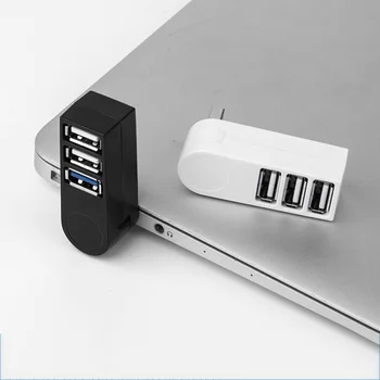 CHYI Mini USB 3 Porti Hub USB 2.0 Sadalītāja, Rumbas ātrgaitas Datu pārraides Sadalītāja Adapteris DATORU, MacBook Datoru Piederumi