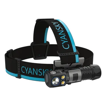Cyansky HS7R Lukturis 2800 Lūmenu Spēcīgs LED Lukturis Uzmanības un Prožektors Vadītājs Gaismu Uzlādējams Kempings Zvejas