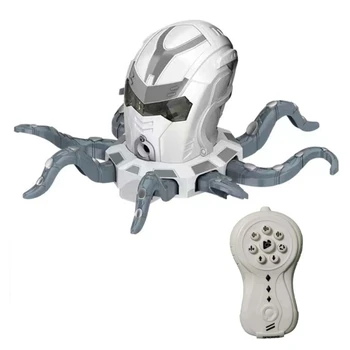 D7WF Tālvadības Astoņkāji Robots Rotaļlietas Elektriskās Kustīgu Dzīvnieku Pastaigu Rotaļlietas Bērniem