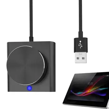 DATORA Skaļuma Kontroles Pogu USB Skaļrunis Audio Skaļumu, Tālvadības pults Slēdzis Ārējās skaņas Izslēgšanas Pogu, Atbalsta Win7 8 10 XP