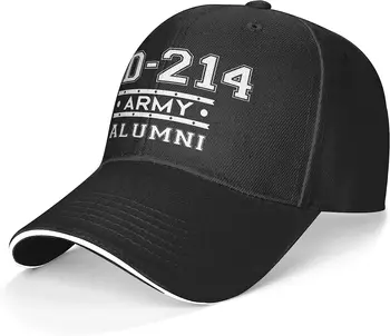 Dd-214 Asv Armijas Absolventu Sandwich Cepures Pieaugušo Beisbola Cepurītes Modes Tētis Sporta Cepures Regulējams Classic Mazgājams Cepures Vīriešu Sieviešu