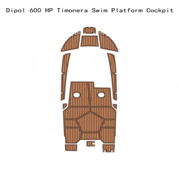 Dipol 600 HP Timonera Peldēt Platforma Kabīnes Laivu EVA Mākslīgās Tīkkoka Klāja Grīdas Pamatni